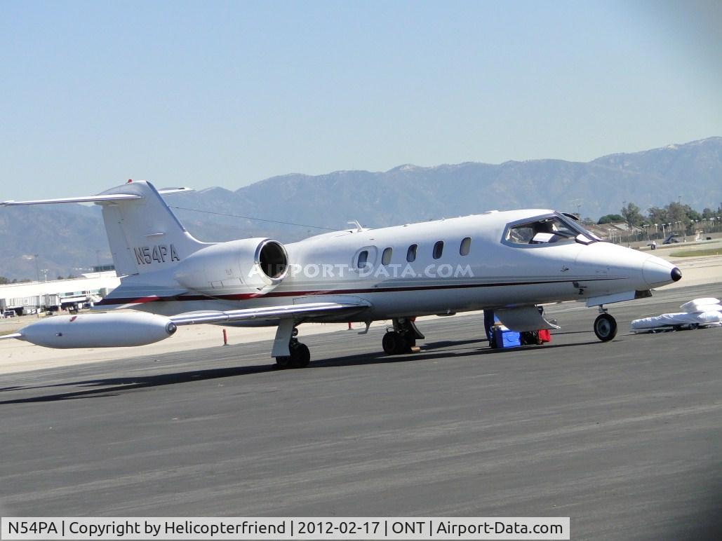 N54PA, 1974 Gates Learjet 36 C/N 004, Parked on the south side and waiting for a HERO passenger and his family