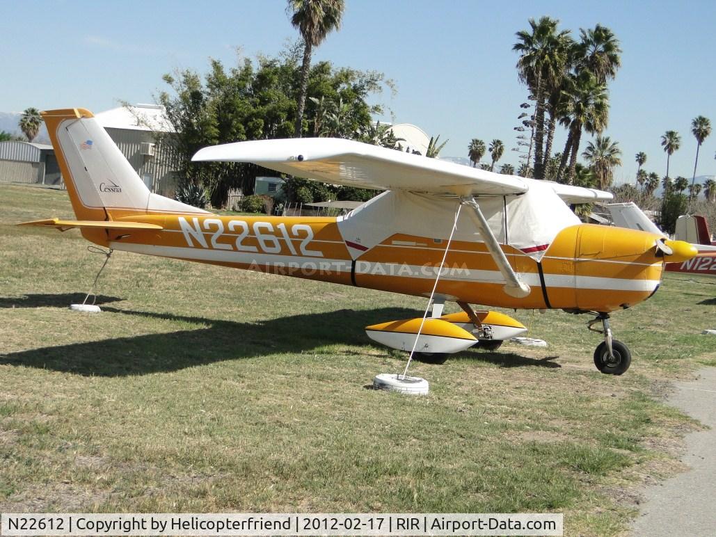 N22612, 1968 Cessna 150H C/N 15068402, Covered up, tied down and parked in the grass