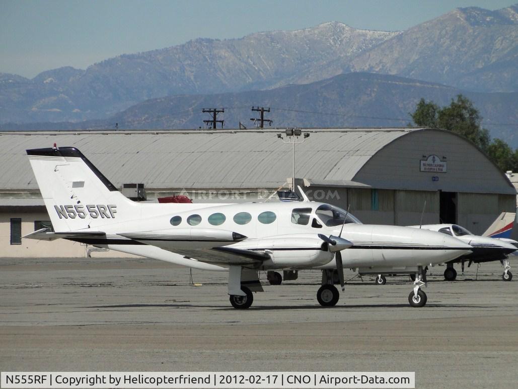 N555RF, 1974 Cessna 421B Golden Eagle C/N 421B0621, Parked near the west fueling area