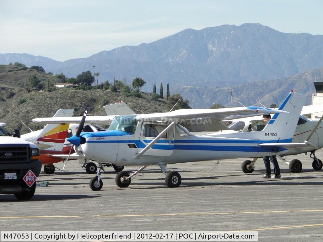 N47053, 1979 Cessna 152 C/N 15283163, Just refueled and preparing to leave