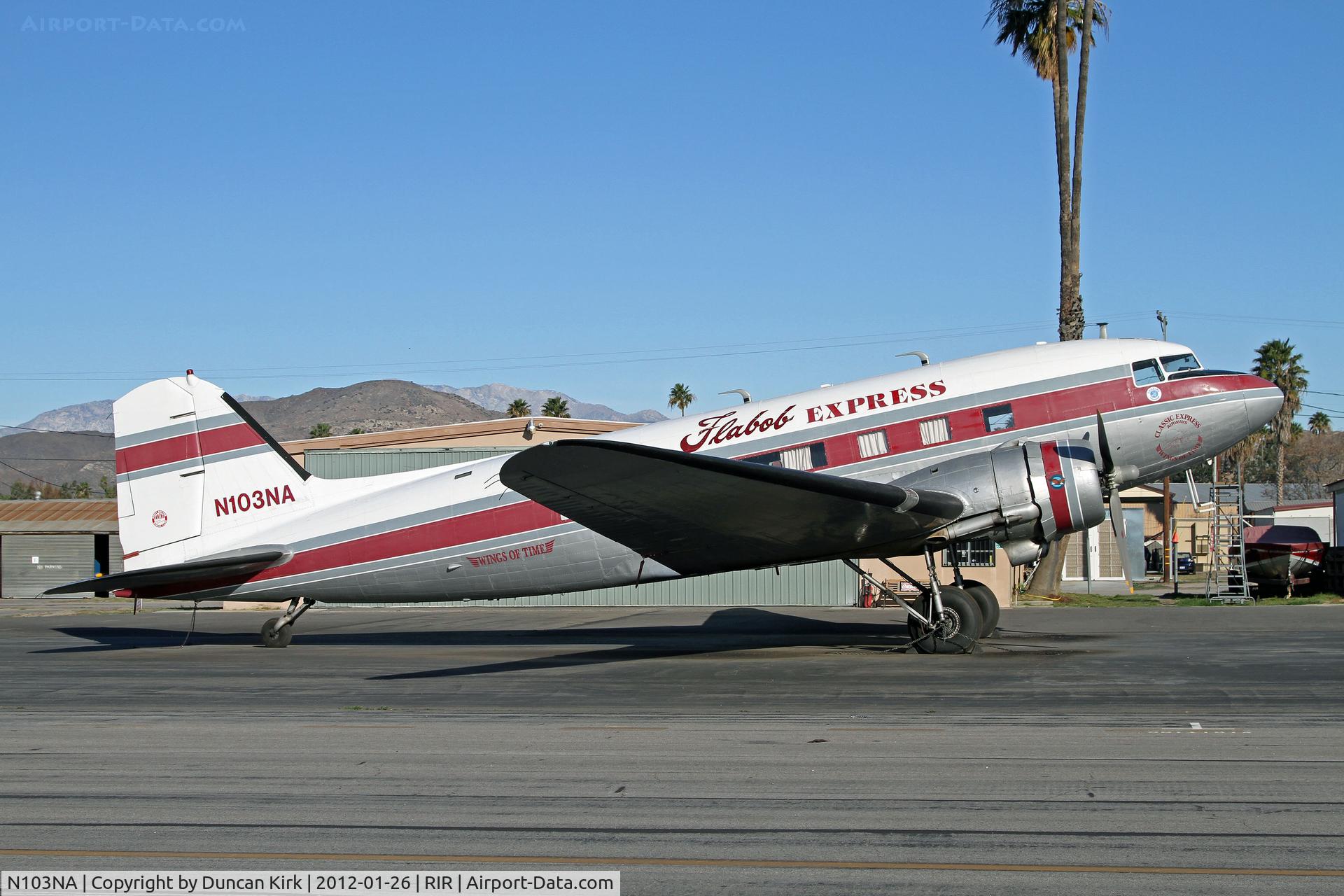 N103NA, 1945 Douglas DC-3C-S1C3G (C-47B) C/N 16821, A gorgeous example of a DC-3 is operated by Flabob Express