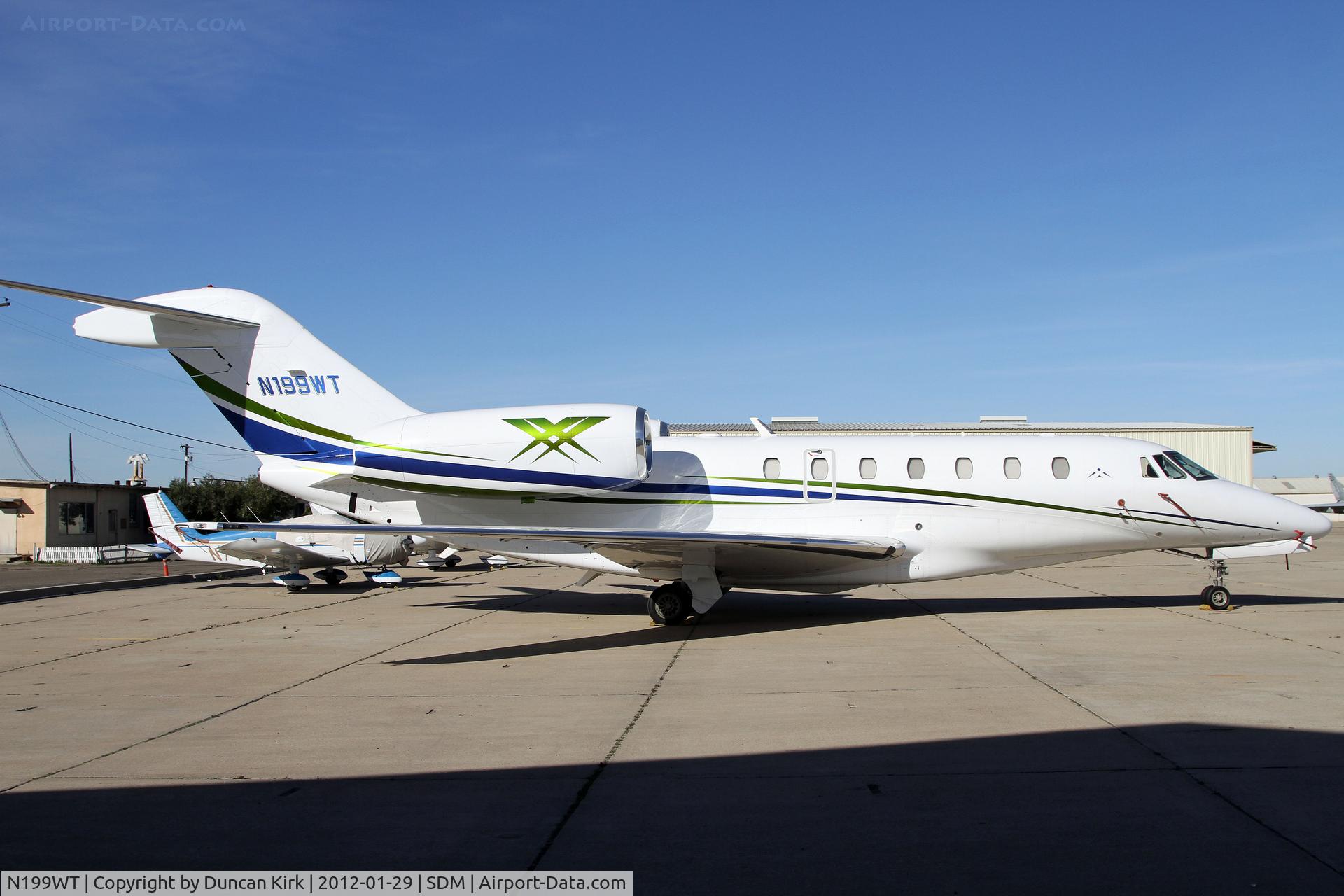 N199WT, 1997 Cessna 750 Citation X C/N 750-0018, Brown Field can produce a terrific variety of civil and military aircraft
