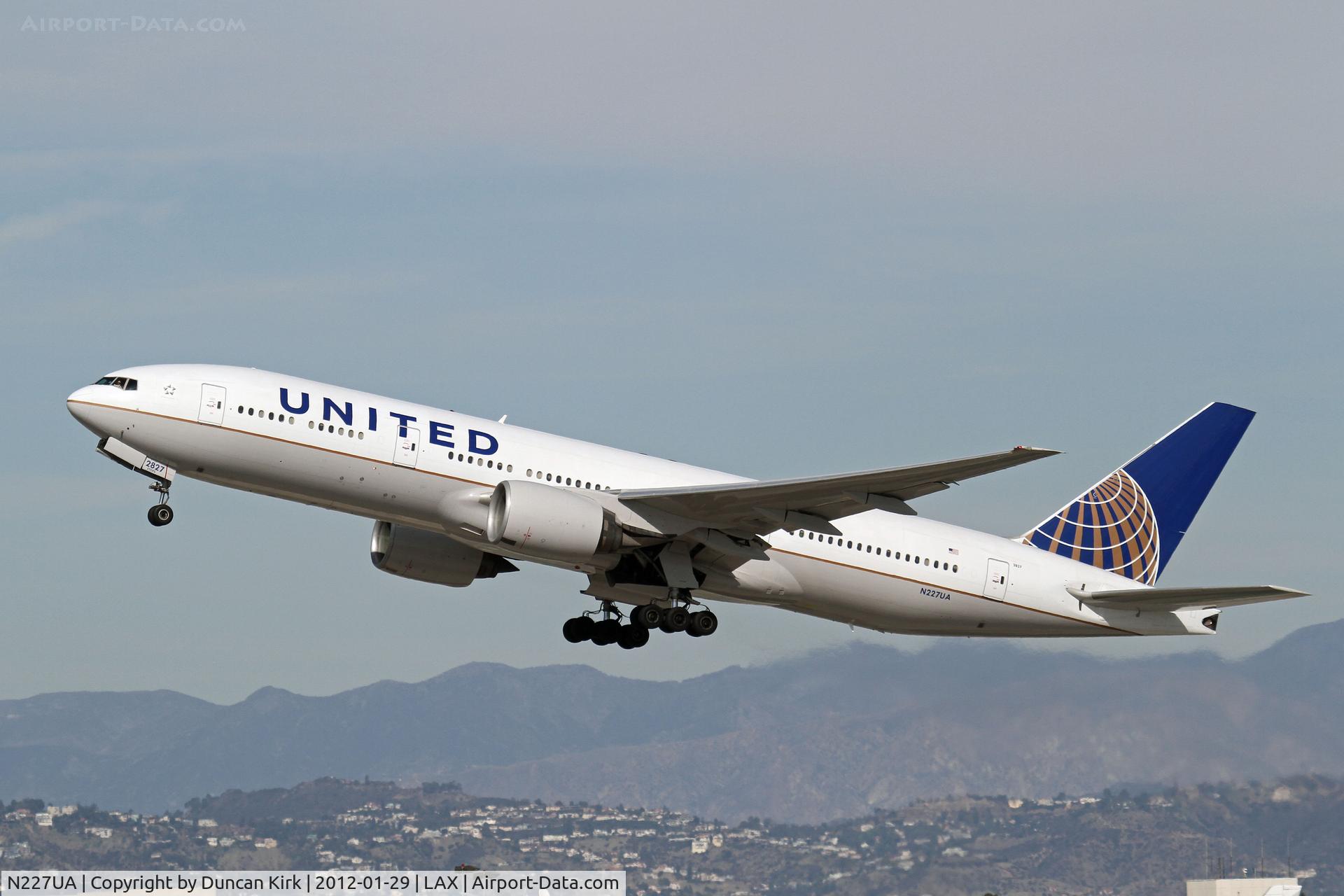 N227UA, 2002 Boeing 777-222 C/N 30555, Off to Asia