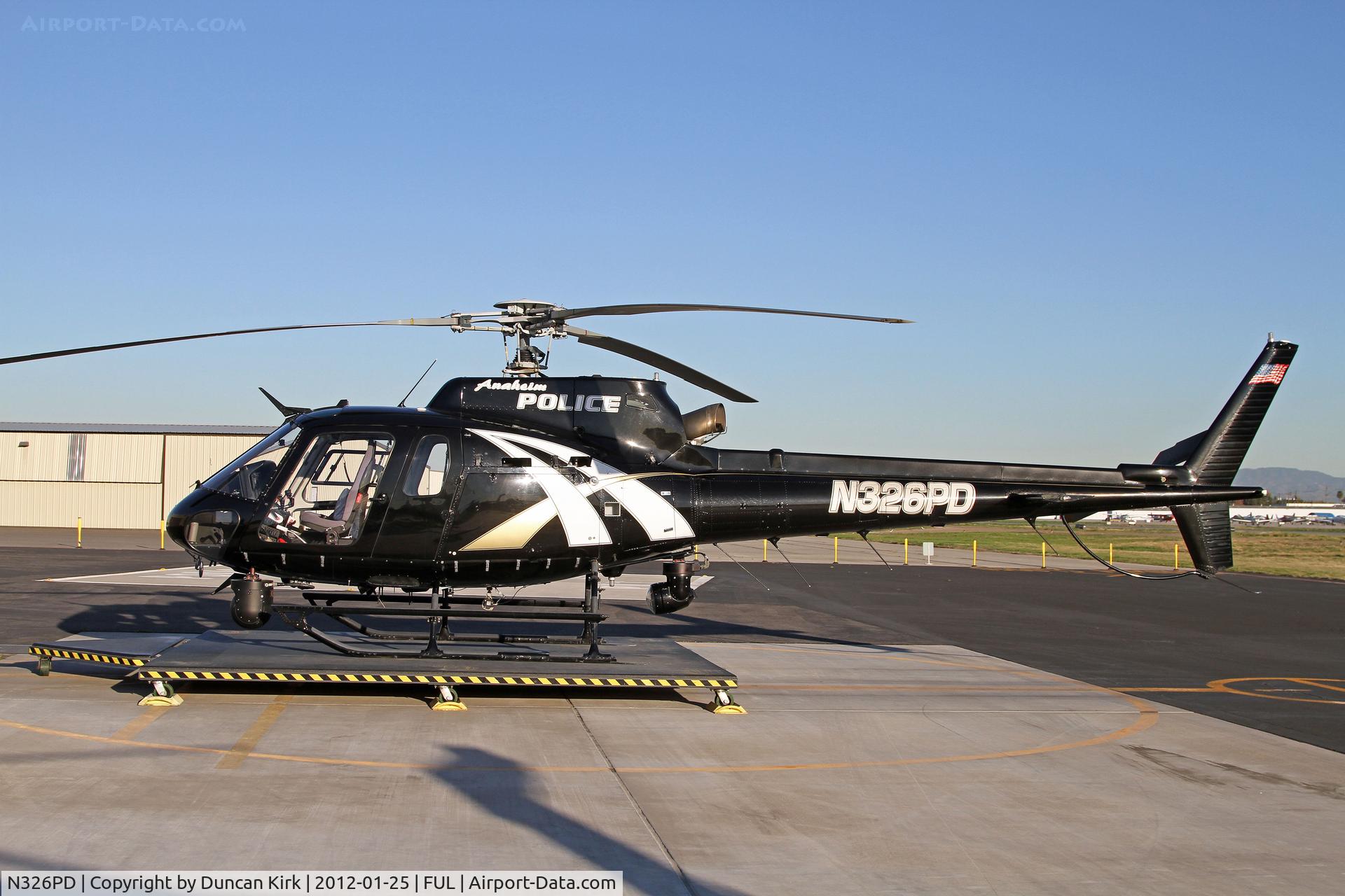 N326PD, 2008 Aerospatiale AS-350B-2 Ecureuil C/N 4555, Anaheim Police Eurocopter