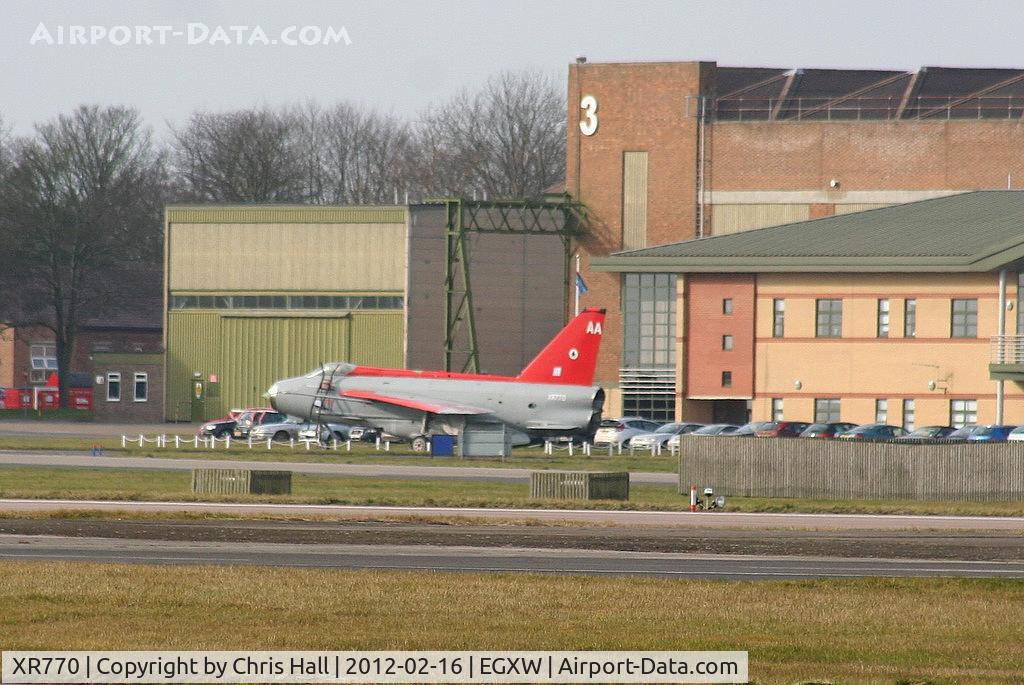 XR770, 1965 English Electric Lightning F.6 C/N 95235, former 5 Sqn Lightning preserved at Waddington
