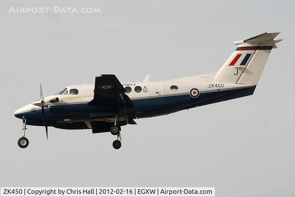 ZK450, 2003 Raytheon B200 King Air C/N BB-1829, RAF 3FTS / 45(R) Sqn based at RAF Cranwell