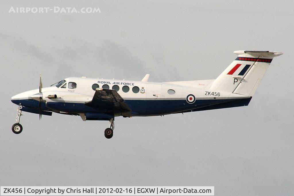 ZK456, 2003 Raytheon B200 King Air C/N BB-1837, RAF 3FTS / 45(R) Sqn based at RAF Cranwell