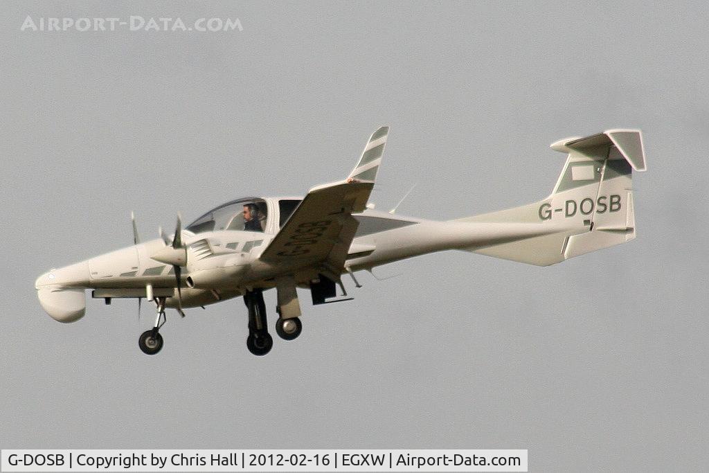 G-DOSB, 2008 Diamond DA-42MPP Twin Star C/N 42.328, operated by the MOD from 07/11/2008 until 21/07/2009 as ZA180 while on ops in the Middle East then returned back to the civil register