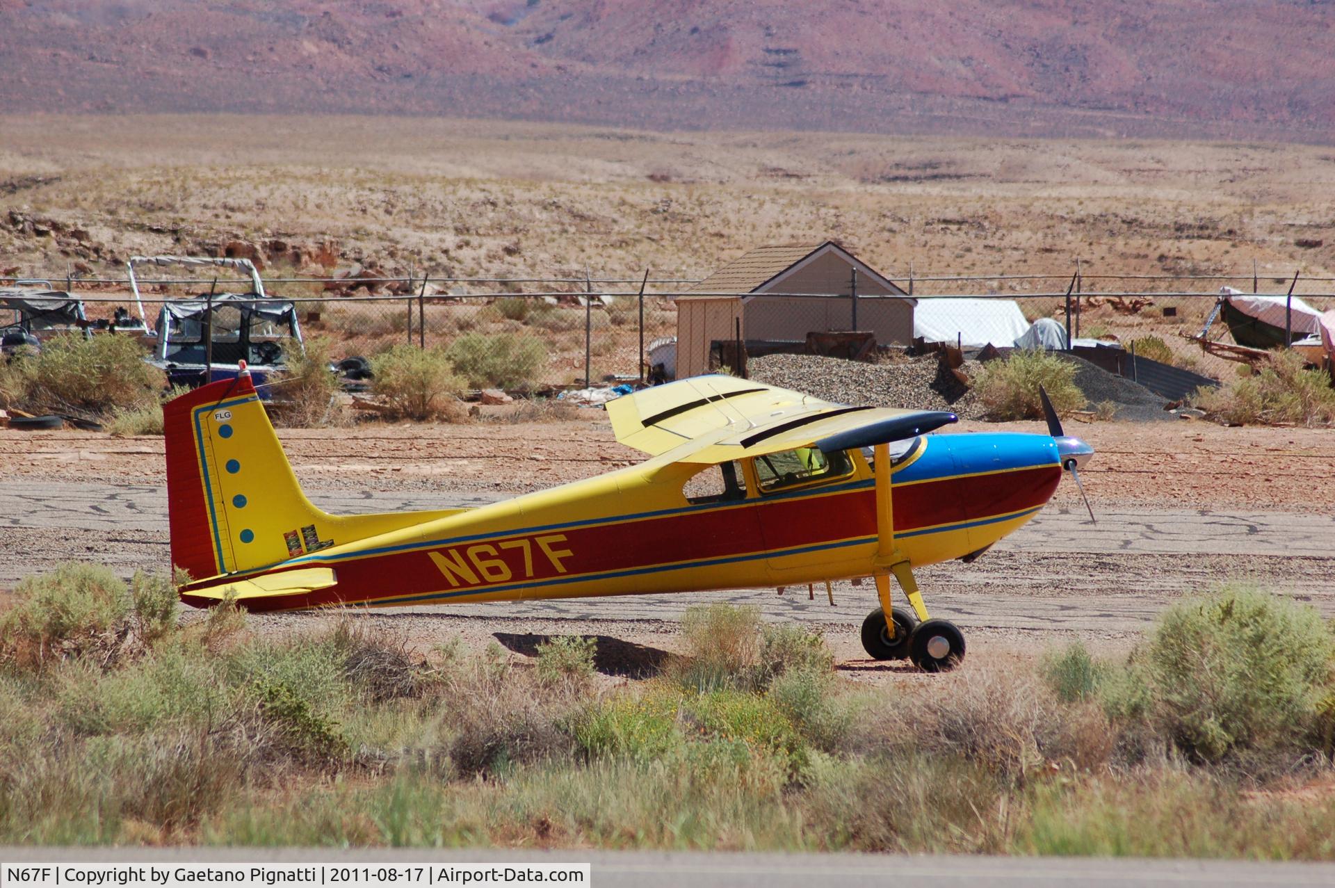 N67F, 1953 Cessna 180 C/N 30343, Cessna 180, Lee's Ferry Airport, AZ