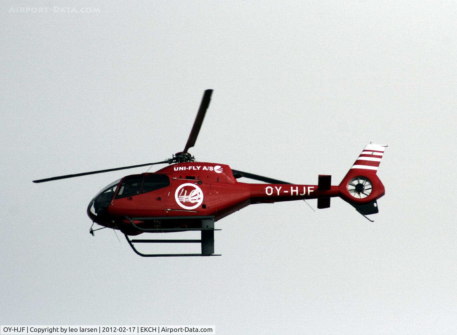 OY-HJF, 2007 Eurocopter EC-120B Colibri C/N 1503, Copenhagen Kastrup 17.2.12