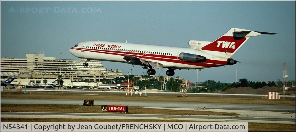 N54341, 1979 Boeing 727-231 C/N 21628, landing 36