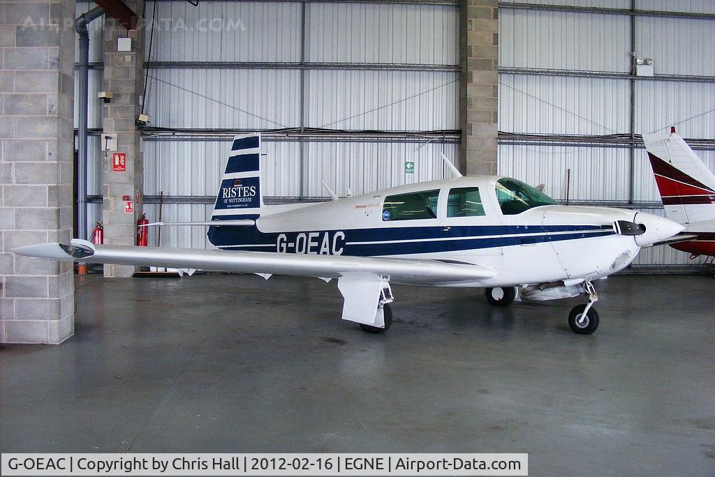 G-OEAC, 1987 Mooney M20J 201 C/N 24-1636, privately owned