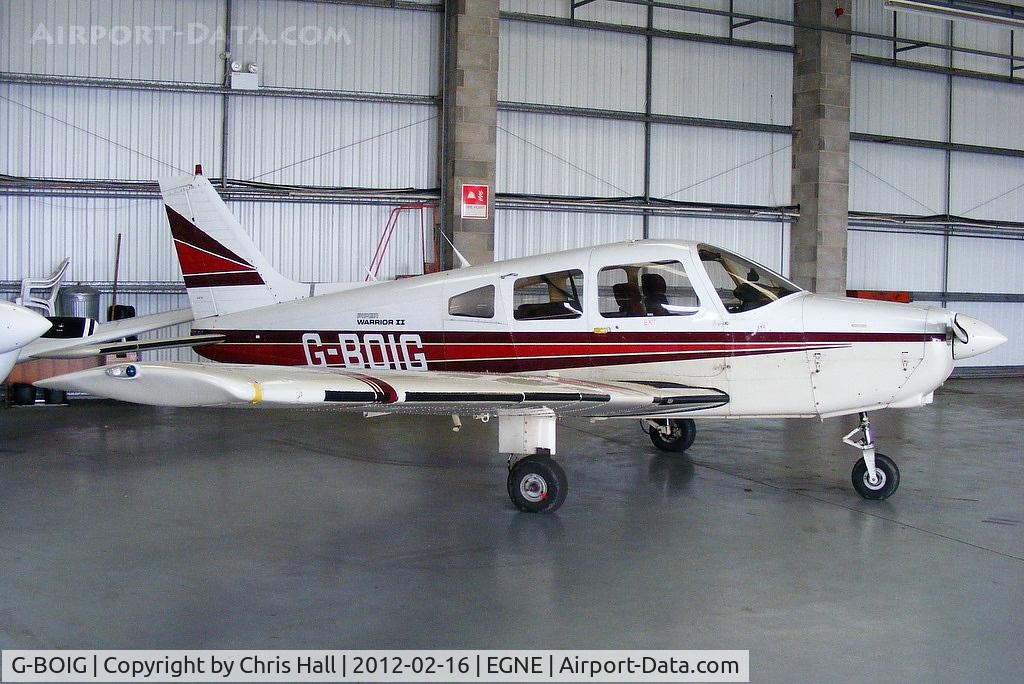 G-BOIG, 1985 Piper PA-28-161 Cherokee Warrior II C/N 28-8516027, privately owned