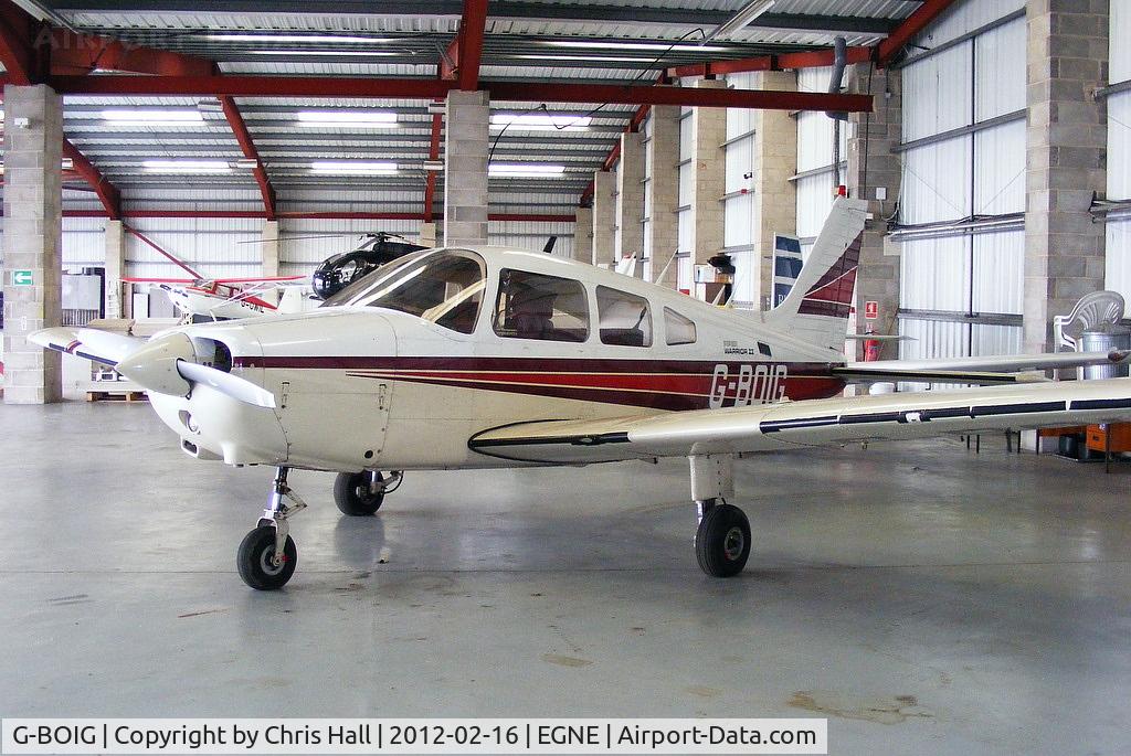 G-BOIG, 1985 Piper PA-28-161 Cherokee Warrior II C/N 28-8516027, privately owned
