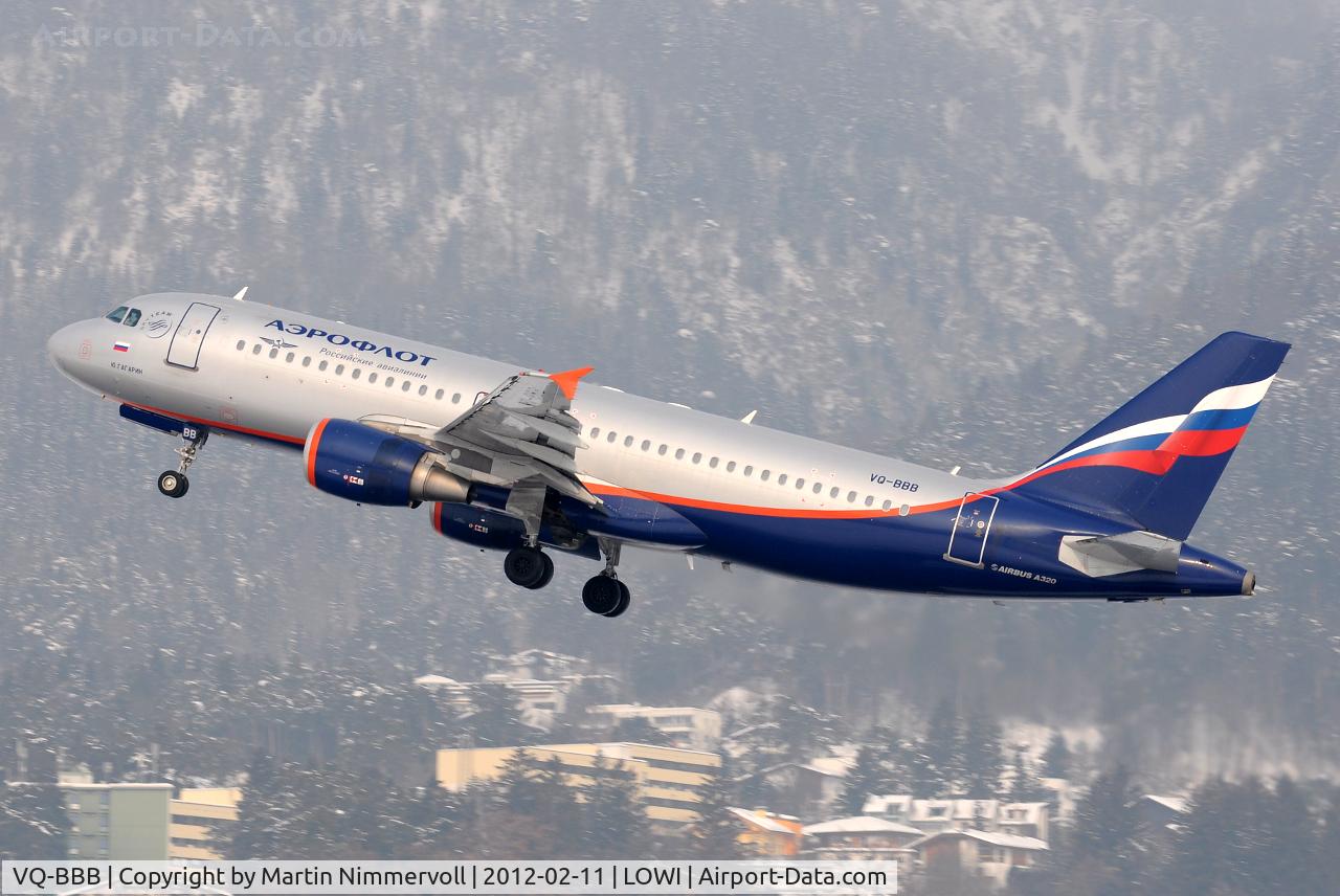 VQ-BBB, 2009 Airbus A320-214 C/N 3823, Aeroflot