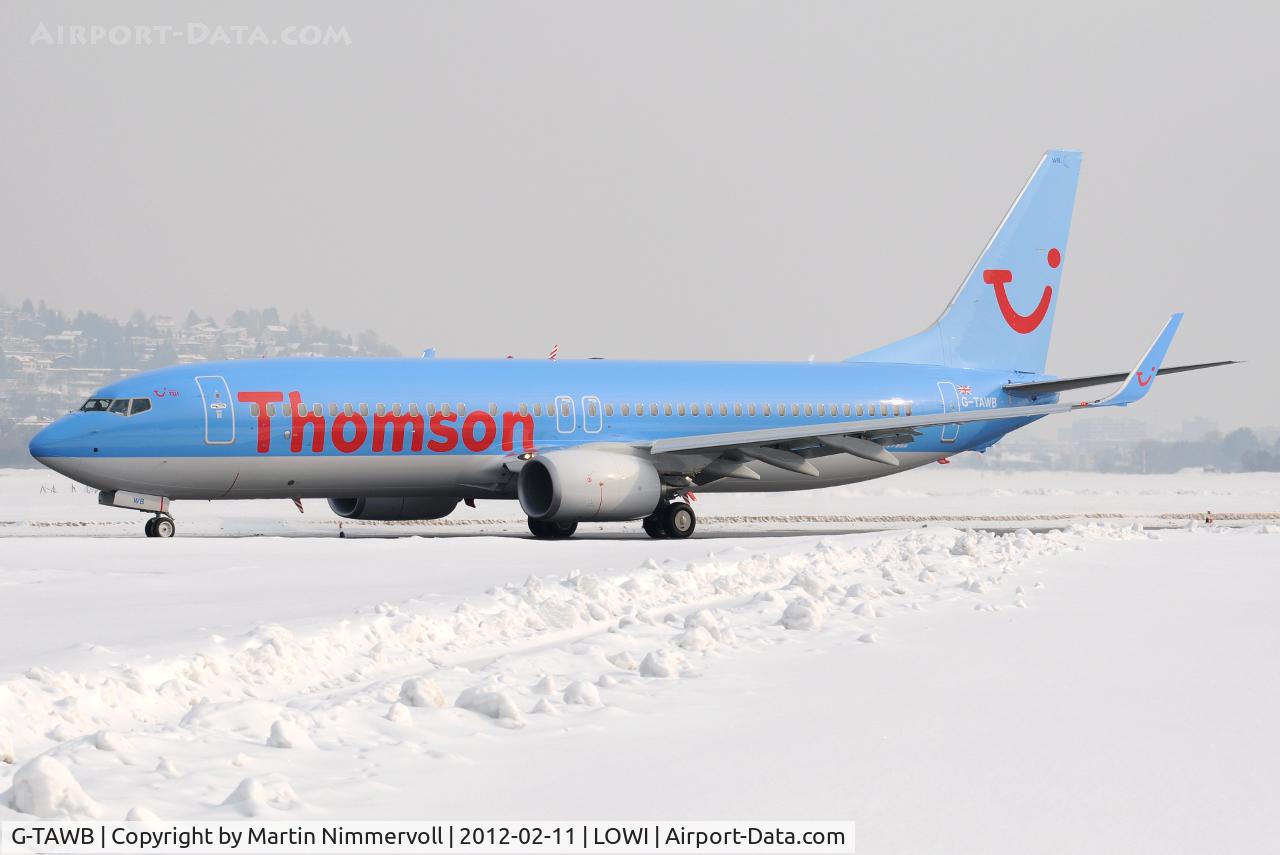 G-TAWB, 2012 Boeing 737-8K5 C/N 37242, Thomson Airways