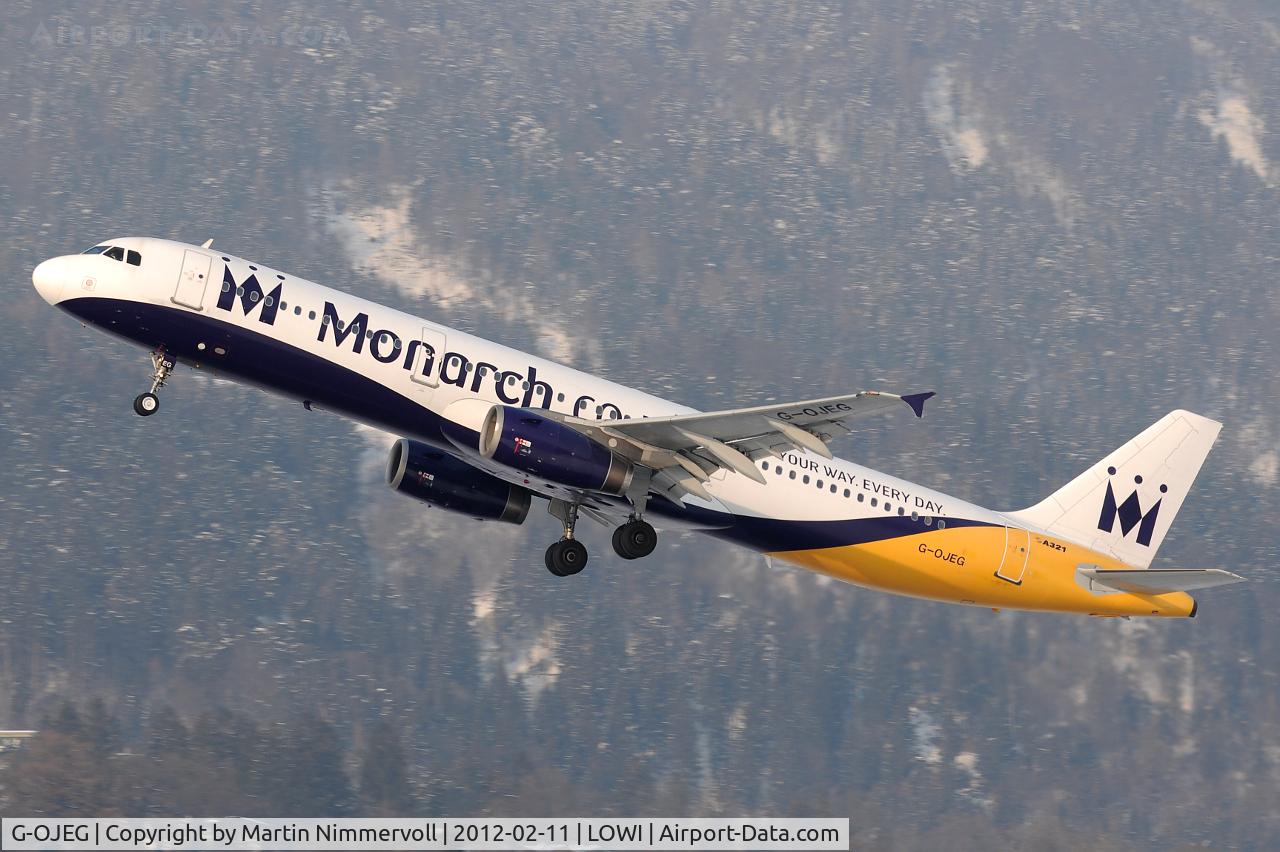 G-OJEG, 1999 Airbus A321-231 C/N 1015, Monarch