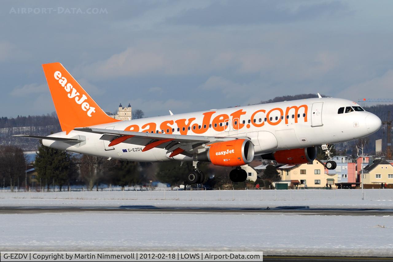 G-EZDV, 2008 Airbus A319-111 C/N 3742, easyJet