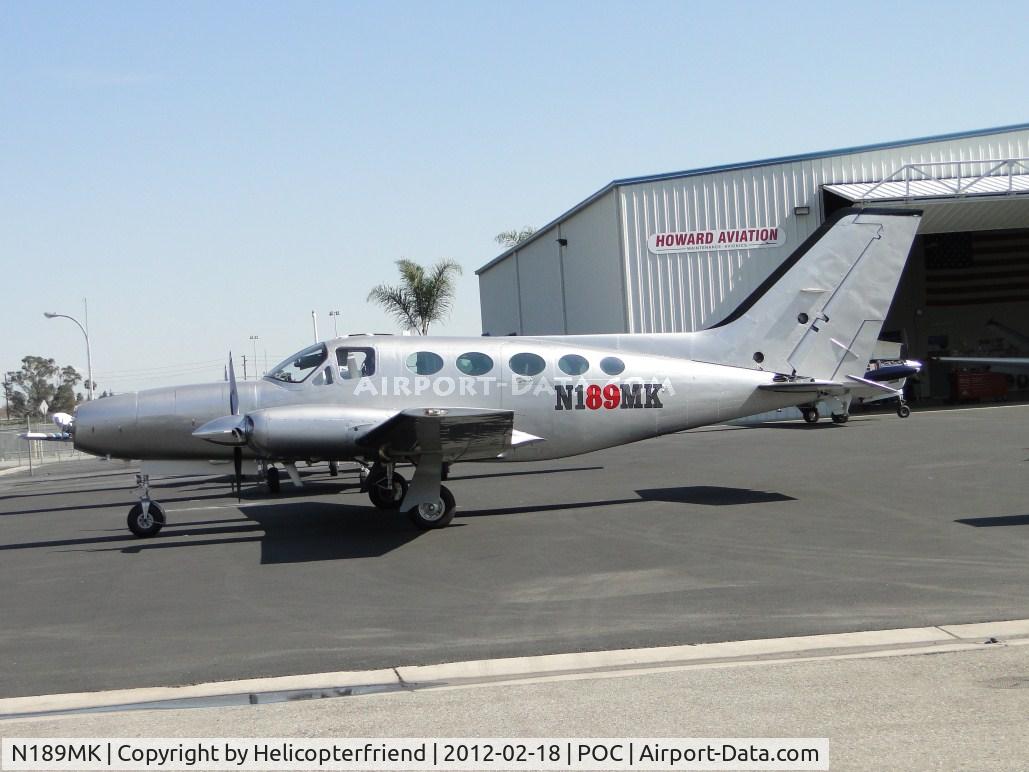 N189MK, 1978 Cessna 414A Chancellor C/N 414A0100, Parked at Howard Aviation