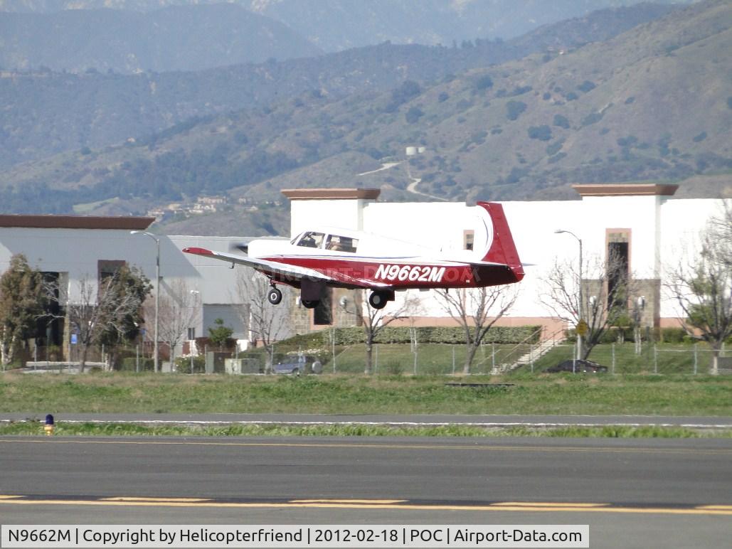 N9662M, 1966 Mooney M20F Executive C/N 670239, Airbourne and retracting landing gear