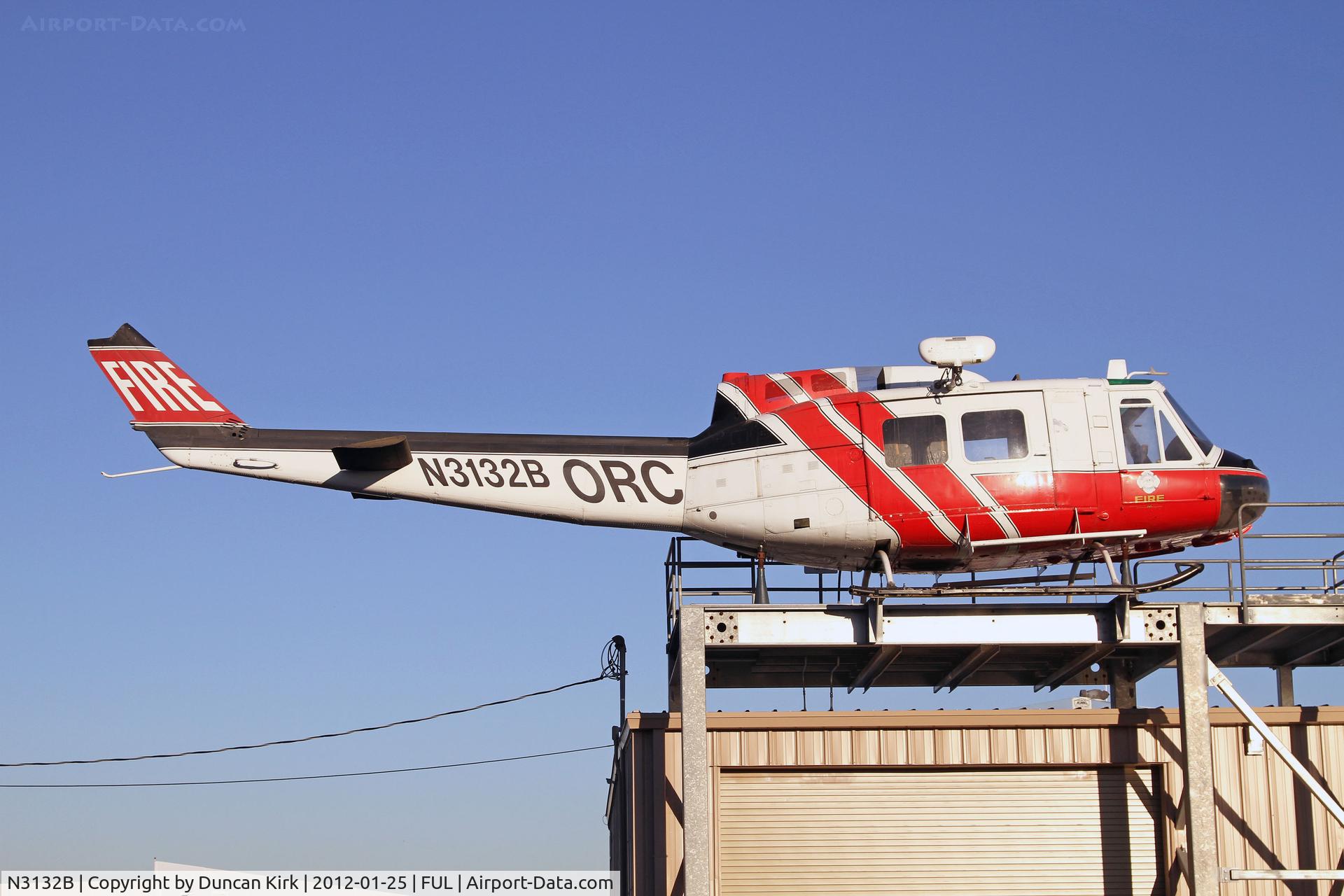 N3132B, 1967 Bell UH-1H-BF Iroquois C/N 9526, A training airframe for the fire department