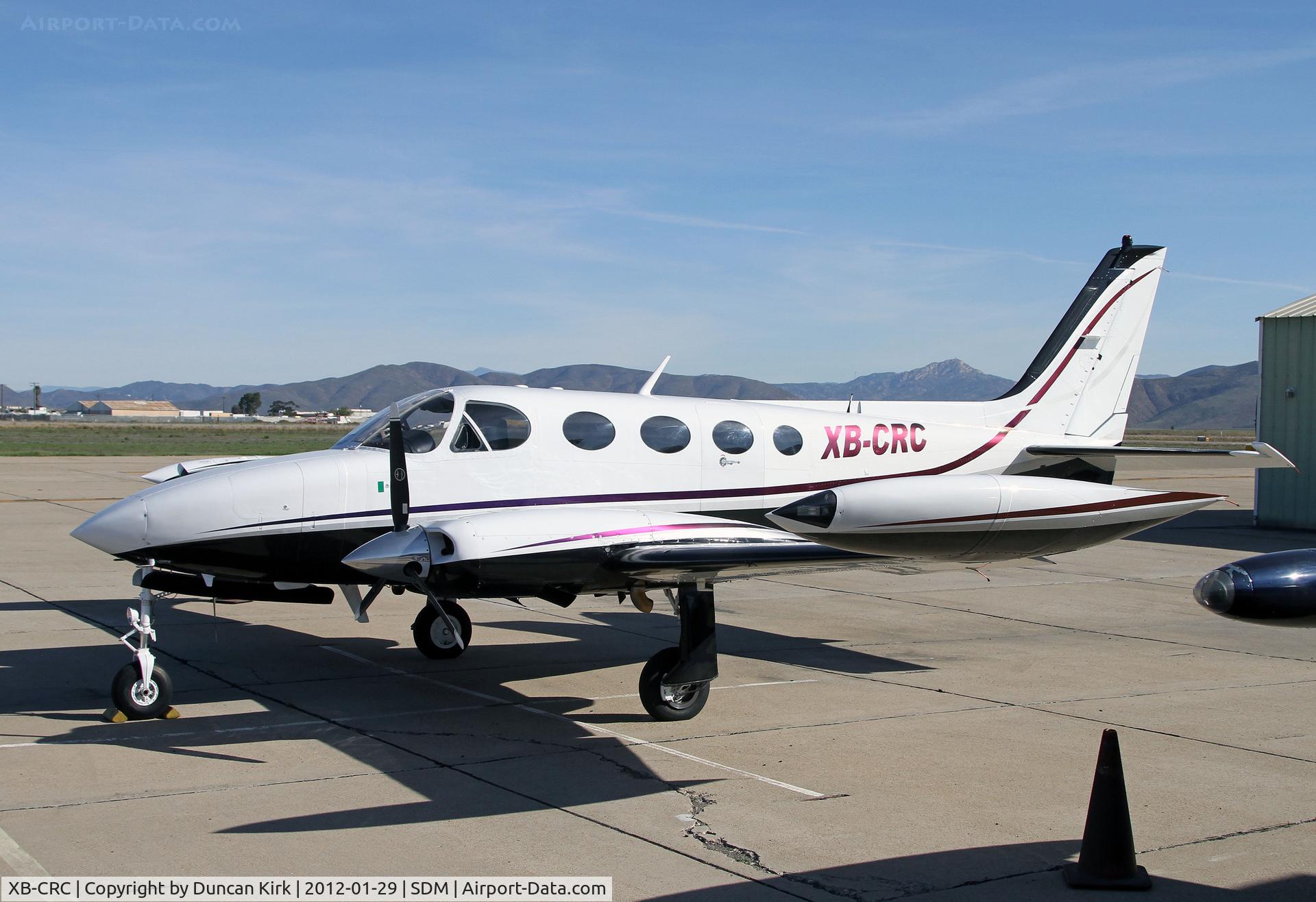 XB-CRC, 1979 Cessna 340A C/N 340A0937, Parked at Brown Field, CA