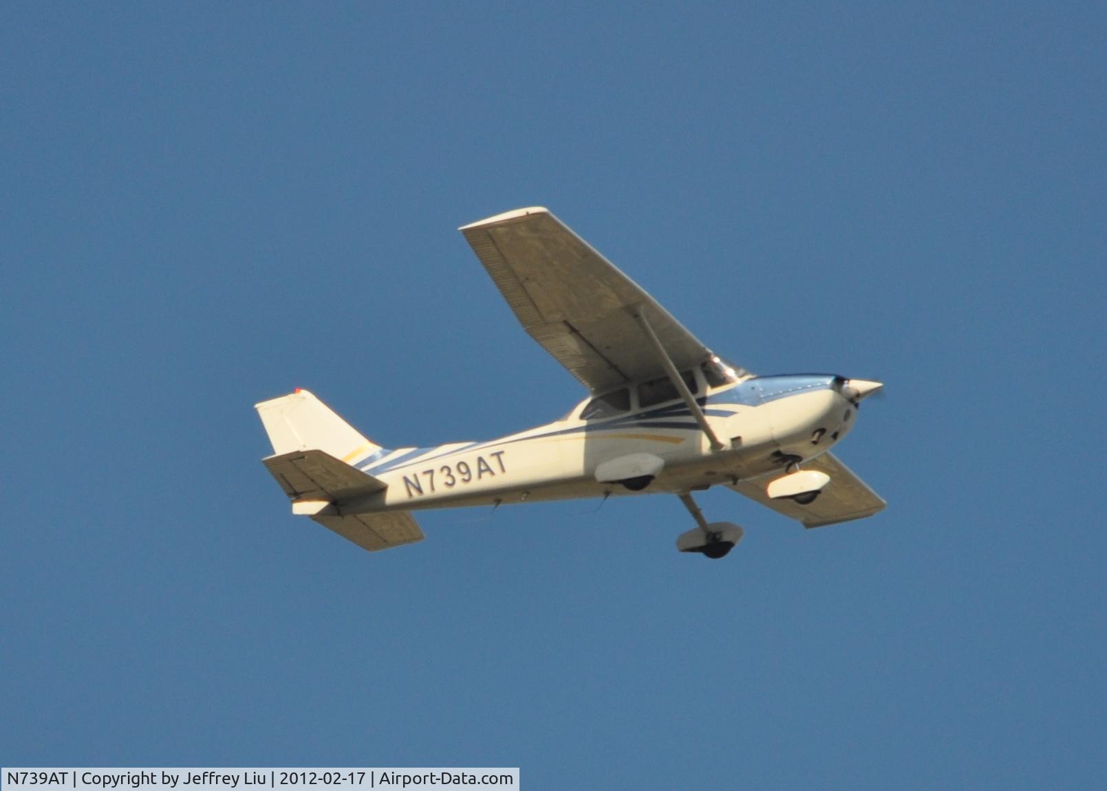 N739AT, 1978 Cessna 172N C/N 17270395, Above Hacienda Heights, CA