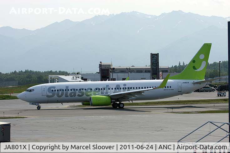 JA801X, 2011 Boeing 737-81D C/N 39415, Photo made during my holiday to Alaska in 2011.
