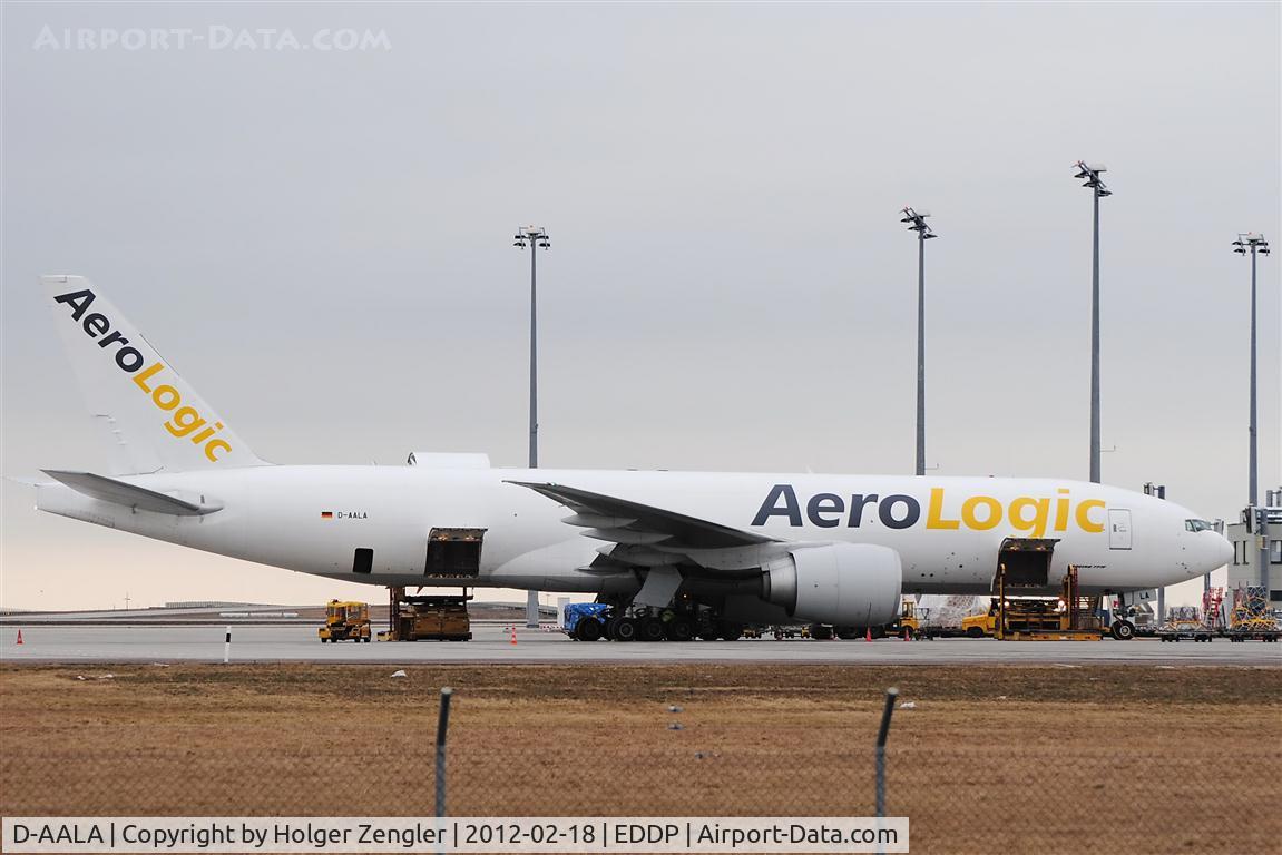 D-AALA, 2009 Boeing 777-FZN C/N 36001, Saturday afternoon at DHL Air Hub apron.....