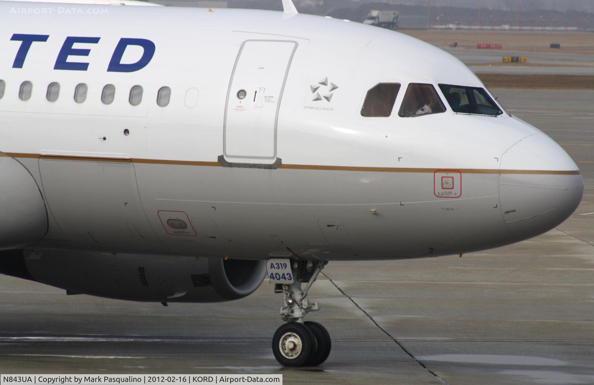 N843UA, 2001 Airbus A319-131 C/N 1573, Airbus A319