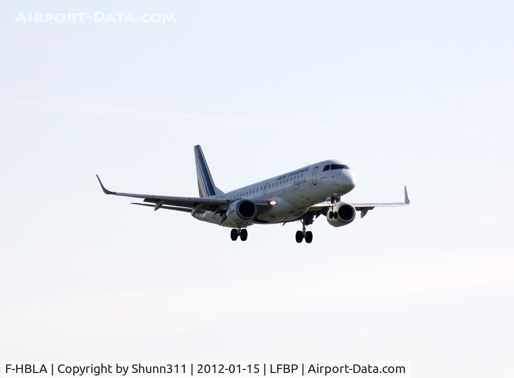 F-HBLA, 2007 Embraer 195LR (ERJ-190-200LR) C/N 19000051, On landing...