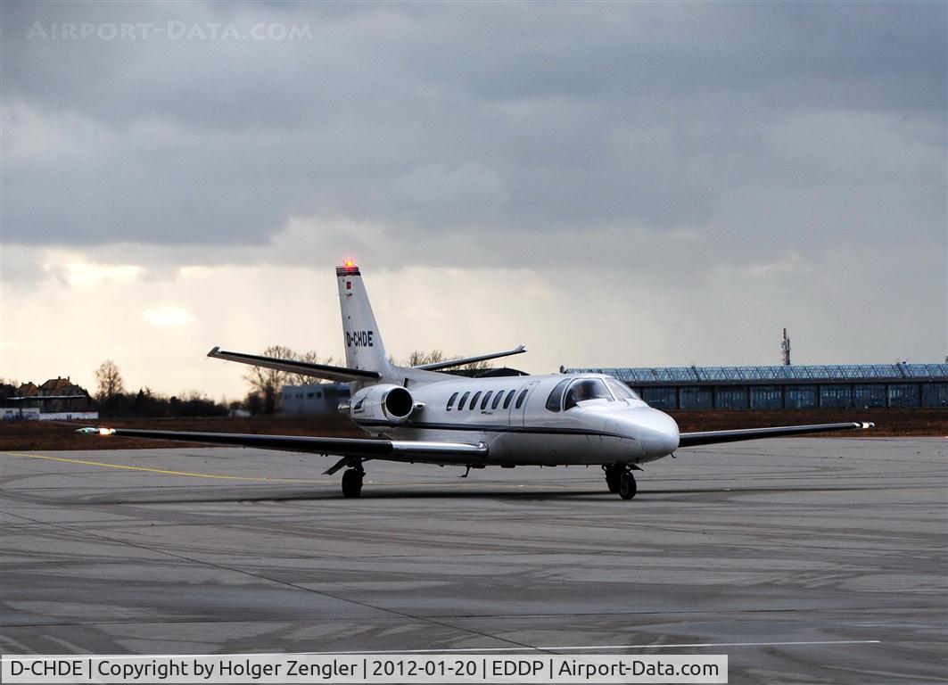 D-CHDE, 1989 Cessna 560 Citation V C/N 560-0031, Visitor on GAT loaded with VIP for Porsche Leipzig branch....