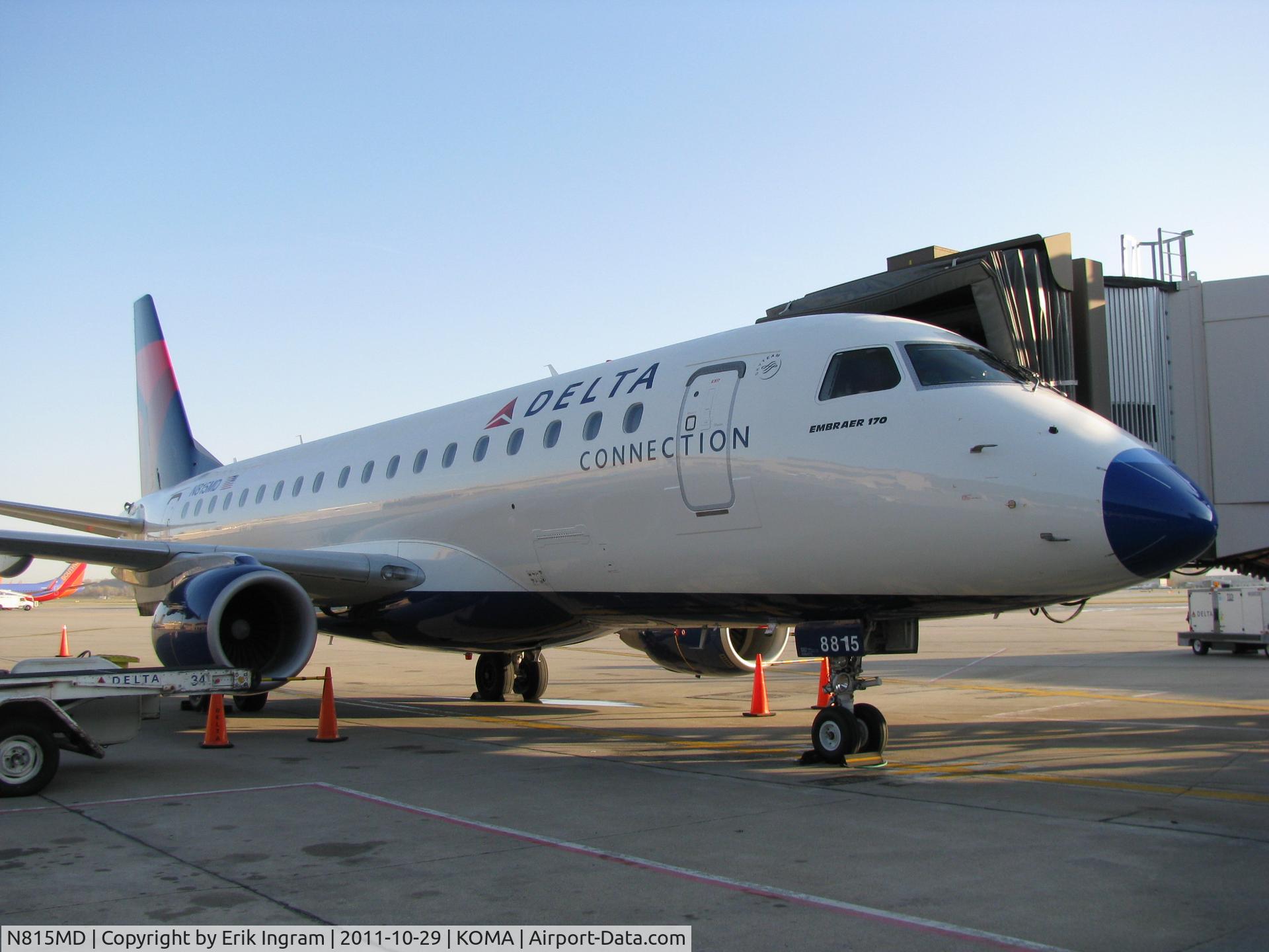 N815MD, 2004 Embraer 170SU (ERJ-170-100SU) C/N 17000034, Now wearing Delta Connection colors as operated by Shuttle America.
