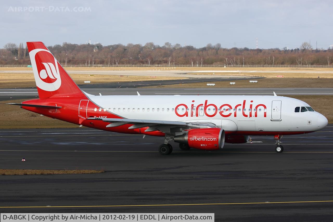 D-ABGK, 2008 Airbus A319-112 C/N 3447, Air Berlin