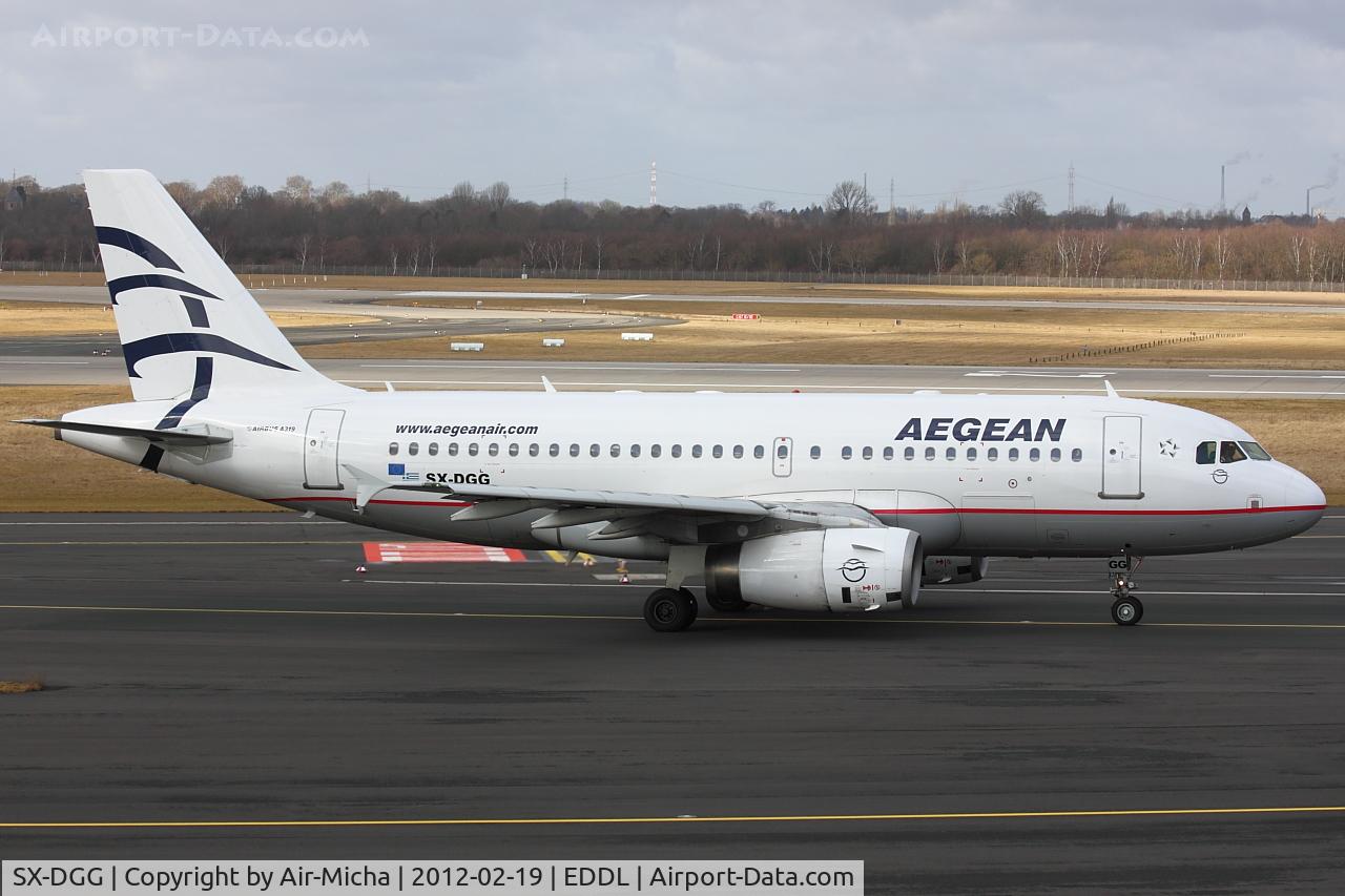 SX-DGG, 2002 Airbus A319-132 C/N 1727, Aegean Airlines, Airbus A319-132, CN: 1727