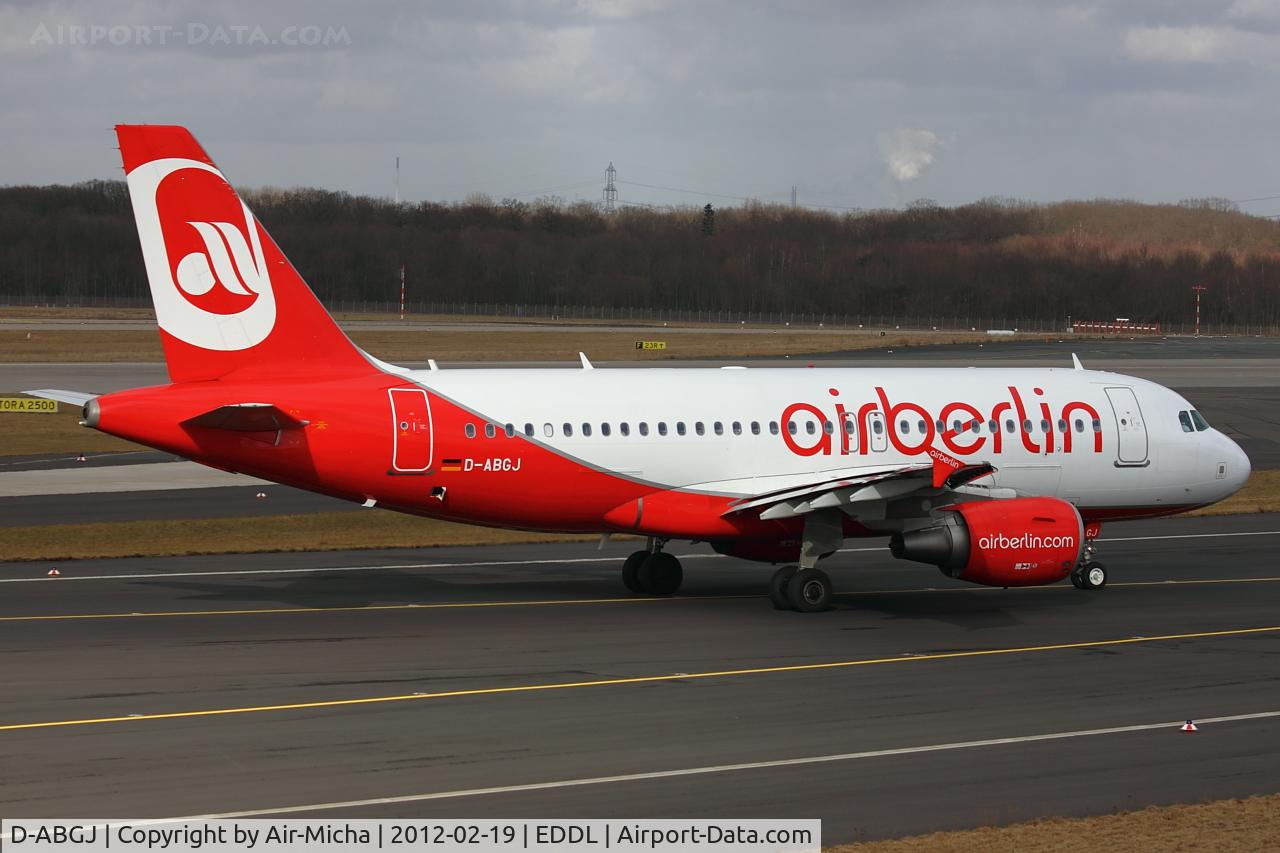 D-ABGJ, 2008 Airbus A319-112 C/N 3415, Air Berlin, Airbus A319-112, CN: 3415
