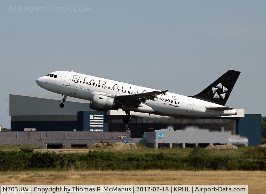 N703UW, 1998 Airbus A319-112 C/N 0904, 