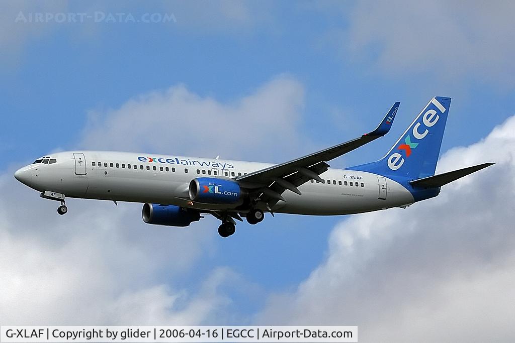 G-XLAF, 2002 Boeing 737-86N C/N 29883, Approach Rwy 24