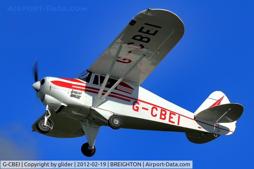 G-CBEI, 1961 Piper PA-22-108 Colt Colt C/N 22-9136, Big Dave getting airborne!
