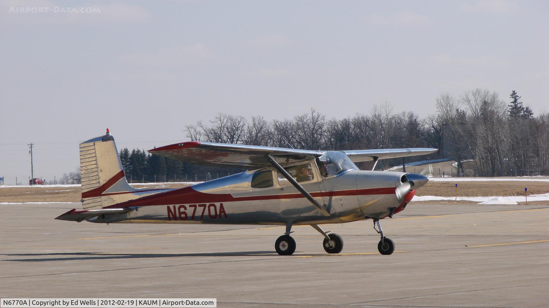 N6770A, 1956 Cessna 172 C/N 28870, Feb Sunday at AUM