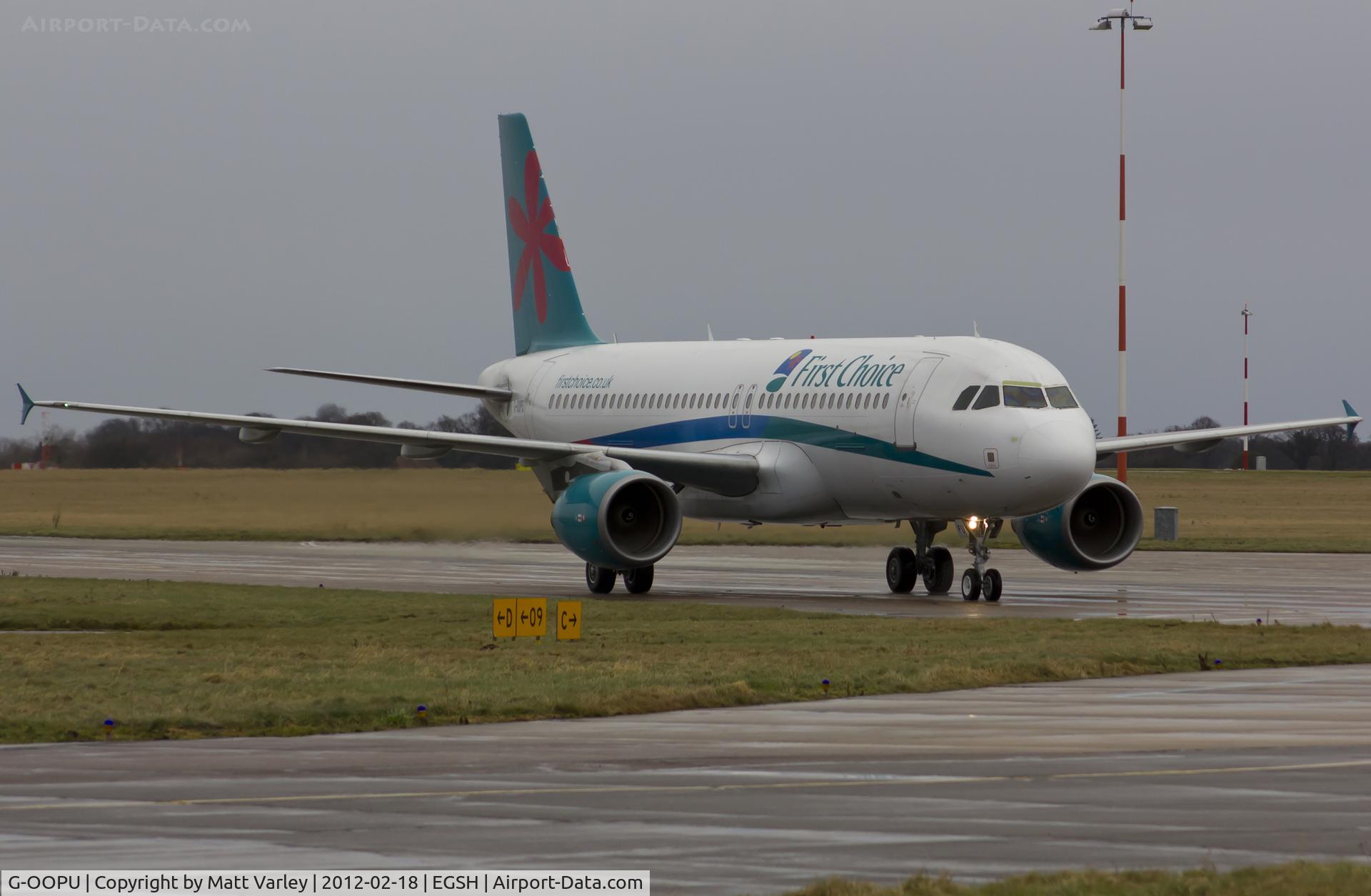 G-OOPU, 2001 Airbus A320-214 C/N 1637, Arriving for spray, To become Monarch (G-OZBX)
