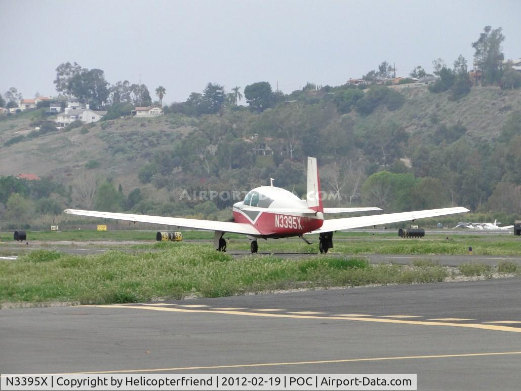 N3395X, 1966 Mooney M20C Ranger C/N 3387, Westbound on taxiway Sierra enroute to static display area