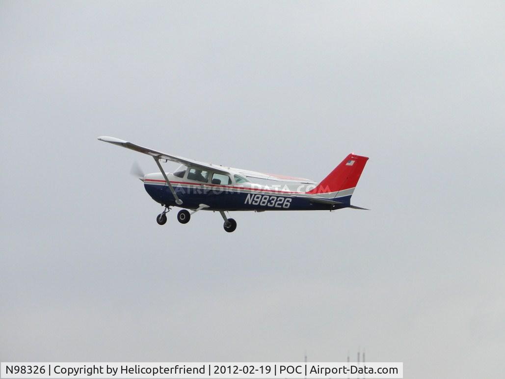 N98326, 1984 Cessna 172P C/N 17276278, Lifting off into the clouds for a westerly departure