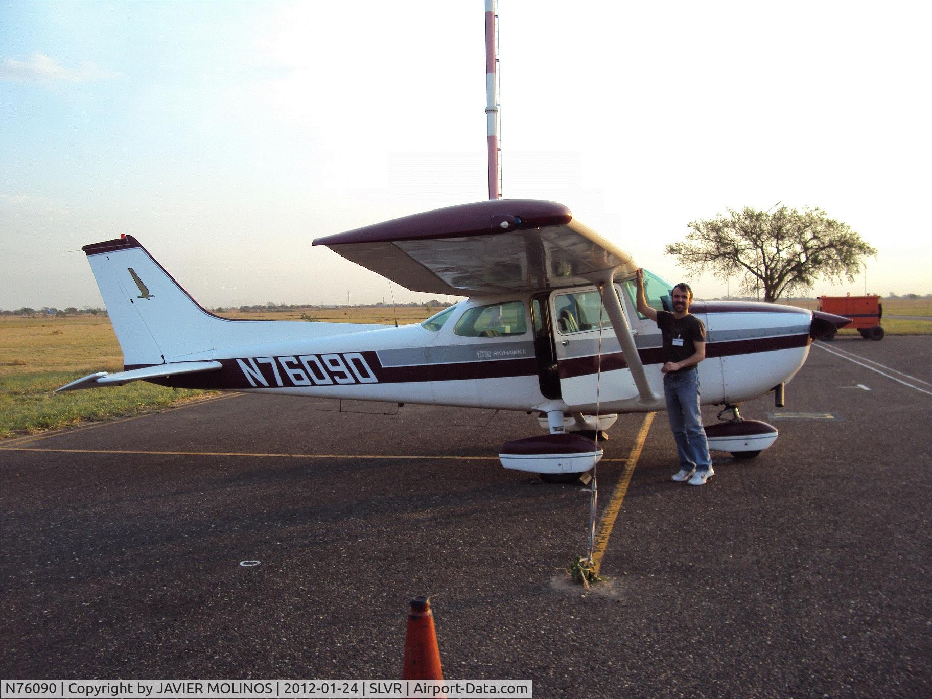 N76090, Cessna 172N C/N 17268120, the last flyght with N registration in SLVR INT