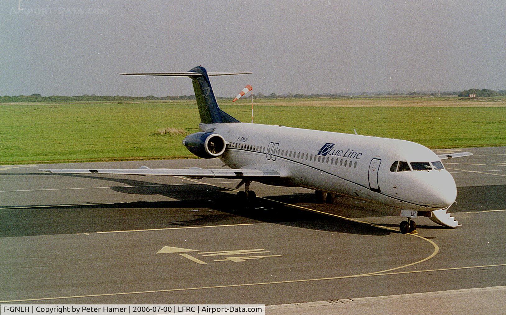 F-GNLH, 1991 Fokker 100 (F-28-0100) C/N 11311, Maupertus