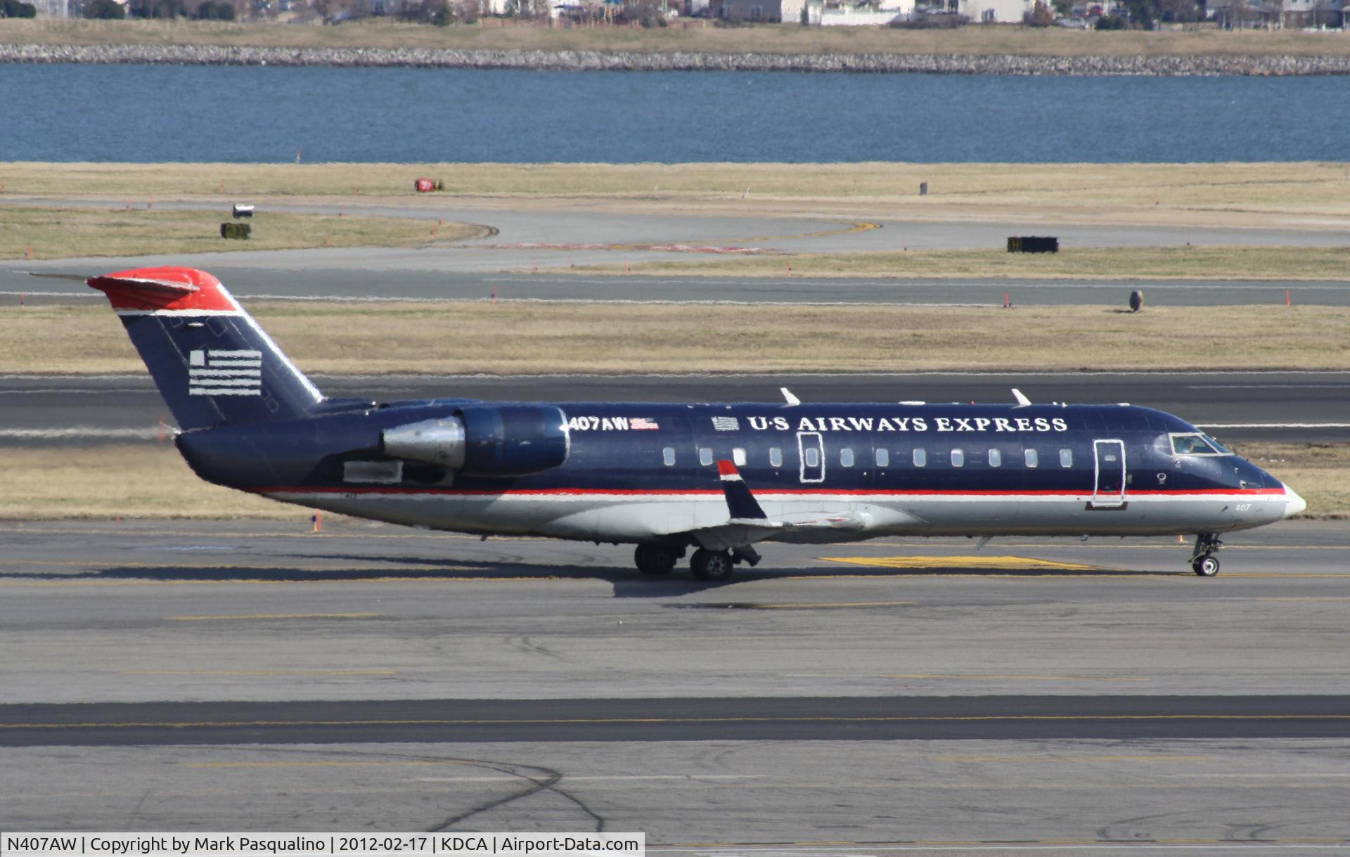N407AW, 2000 Canadair CL-600-2B19 Regional Jet CRJ-200LR C/N 7424, CL-600-2B19