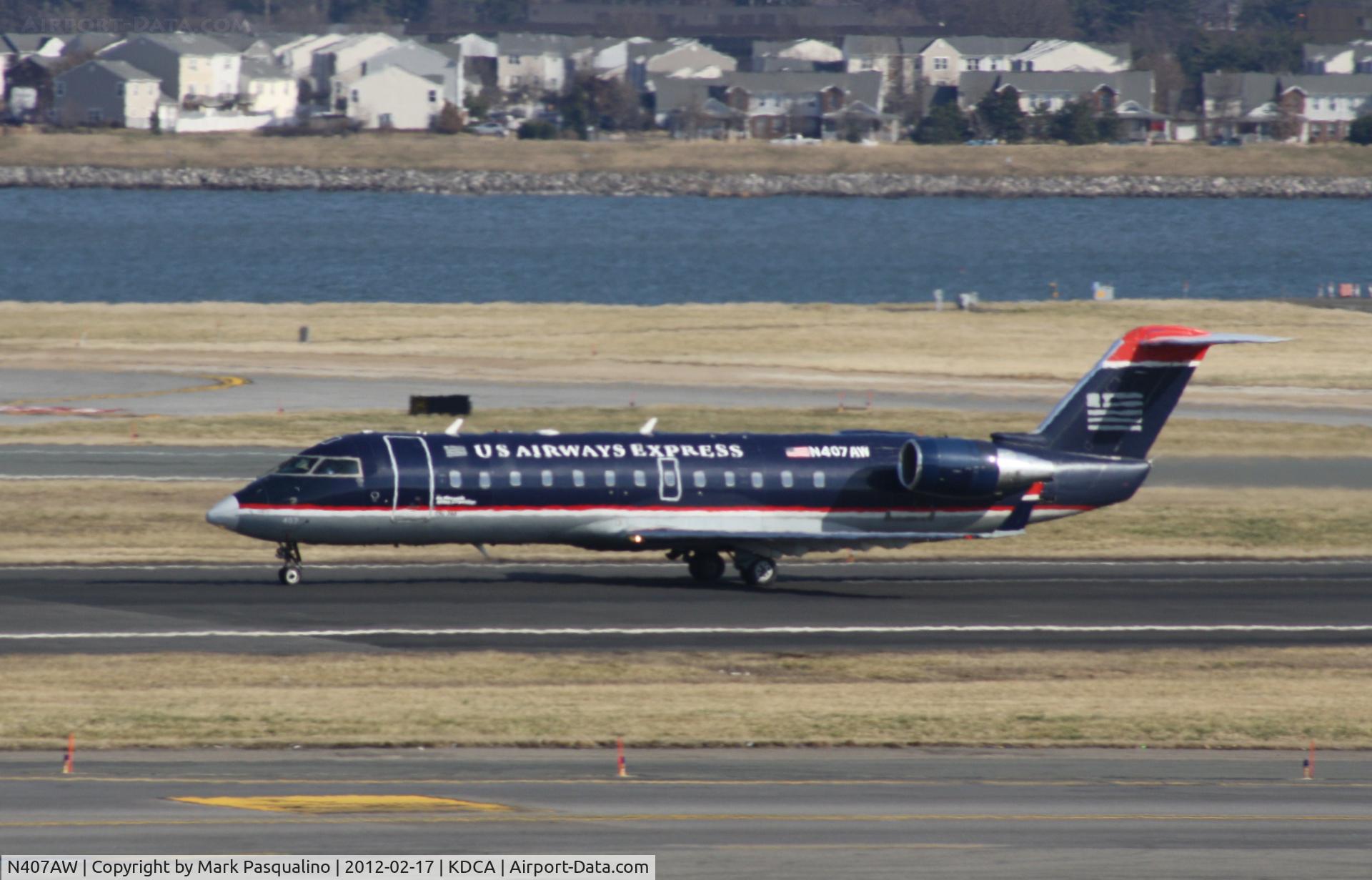 N407AW, 2000 Canadair CL-600-2B19 Regional Jet CRJ-200LR C/N 7424, CL-600-2B19