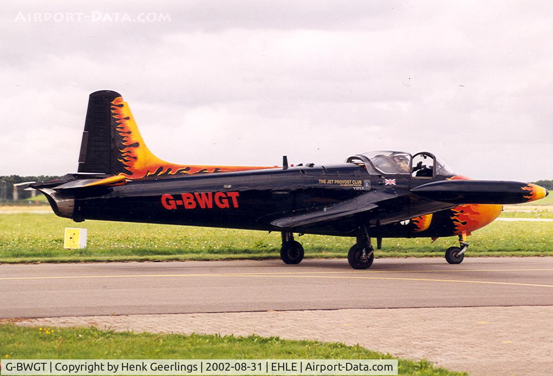 G-BWGT, 1963 BAC 84 Jet Provost T.4 C/N PAC/W/21624, Lelystad Air Show , August 2002