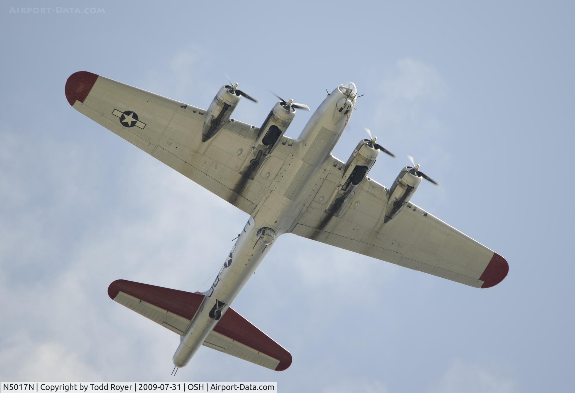 N5017N, 1944 Lockheed/Vega (Boeing) B-17G-105-VE Flying Fortress C/N 8649, EAA AIRVENTURE 2009, Wittman Regional Airport (OSH)