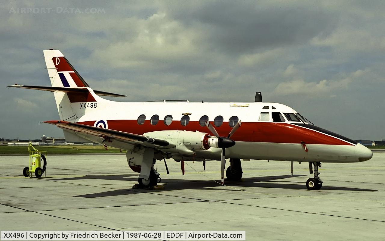 XX496, 1975 Scottish Aviation HP-137 Jetstream T.1 C/N 276, static display